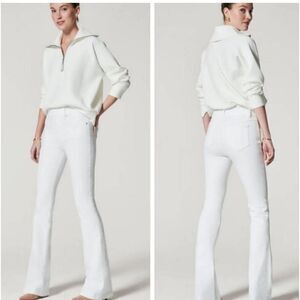 SPANX Flare White Jeans Reflect Your Style!  Size Large $148